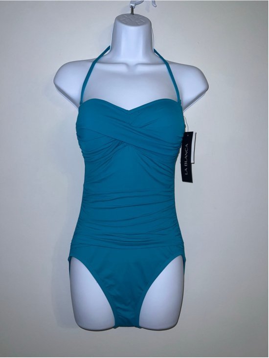 LA BLANCA Other - Women's LA BLANCA Teal One Piece Swimsuit Size 8